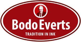 EVERTS AG Logo with Bodo Everts tradition in ink balloon printing ink